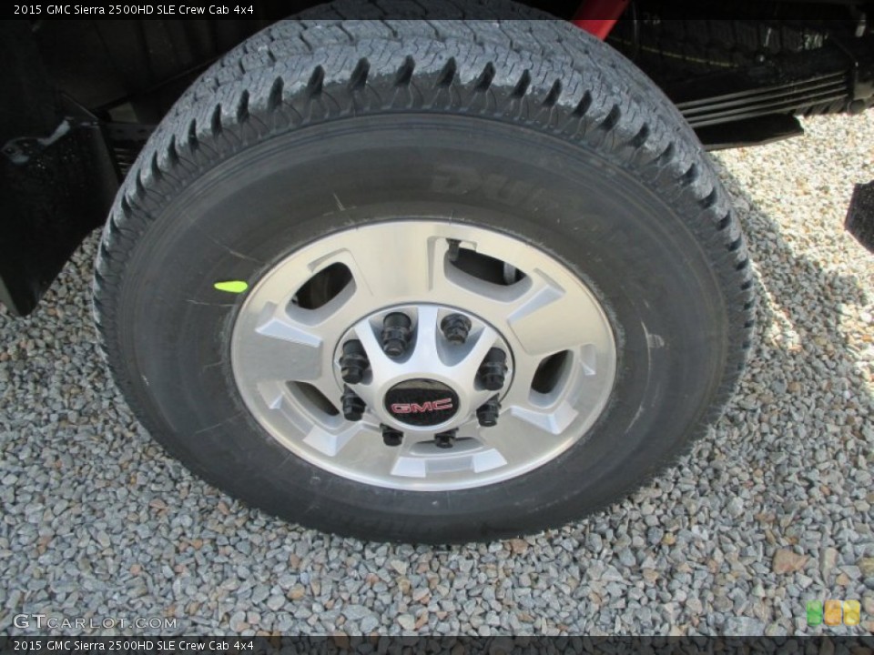 2015 GMC Sierra 2500HD SLE Crew Cab 4x4 Wheel and Tire Photo #93191503