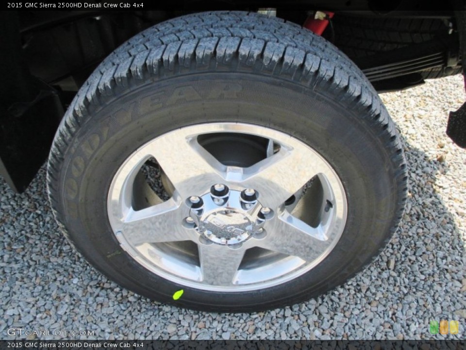 2015 GMC Sierra 2500HD Denali Crew Cab 4x4 Wheel and Tire Photo #93205472