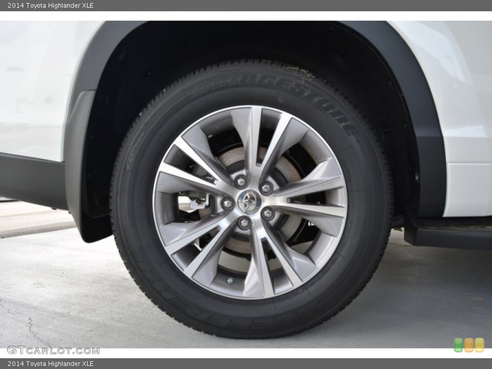 2014 Toyota Highlander XLE Wheel and Tire Photo #93206468