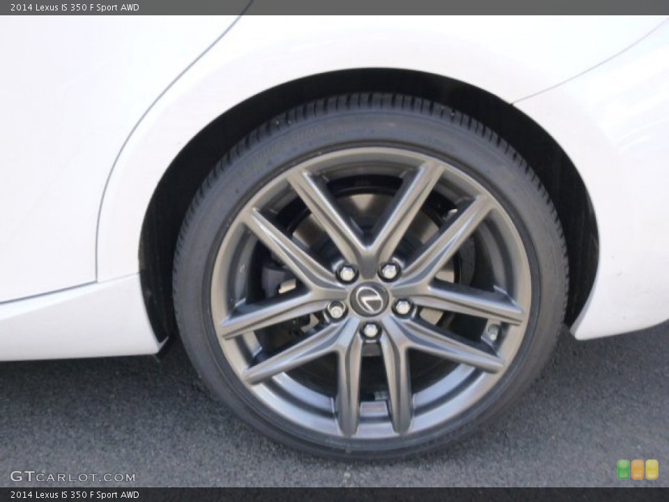 2014 Lexus IS 350 F Sport AWD Wheel and Tire Photo #93212048