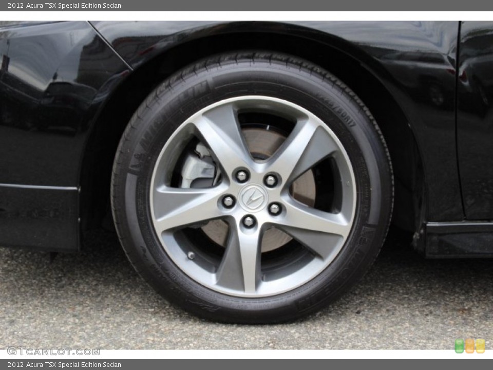 2012 Acura TSX Special Edition Sedan Wheel and Tire Photo #93230015