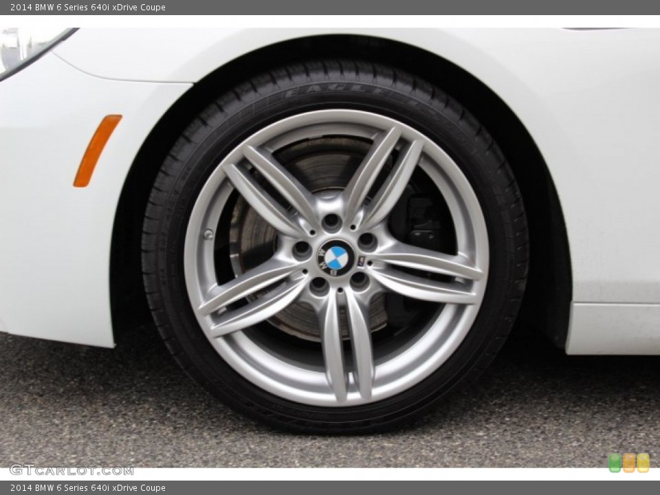 2014 BMW 6 Series 640i xDrive Coupe Wheel and Tire Photo #93232643