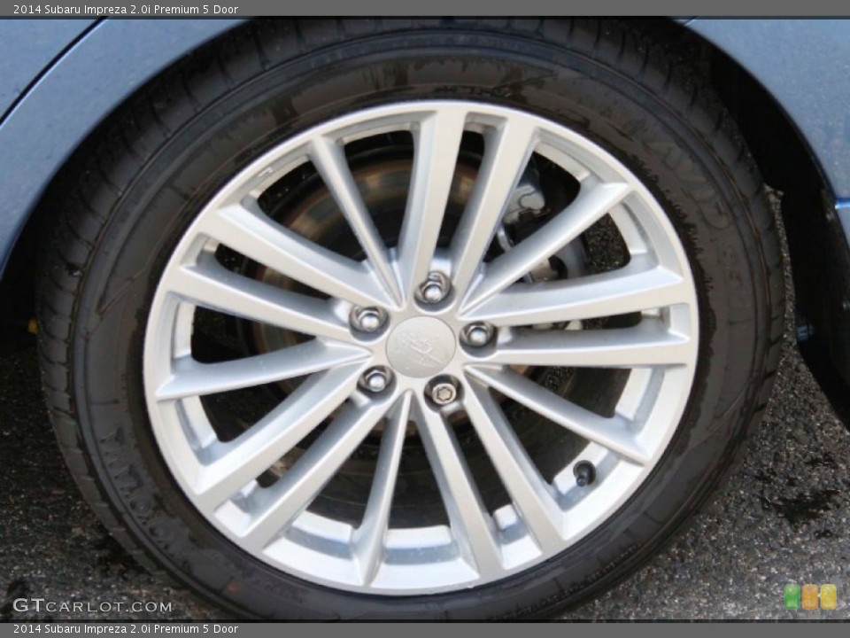 2014 Subaru Impreza 2.0i Premium 5 Door Wheel and Tire Photo #93233831
