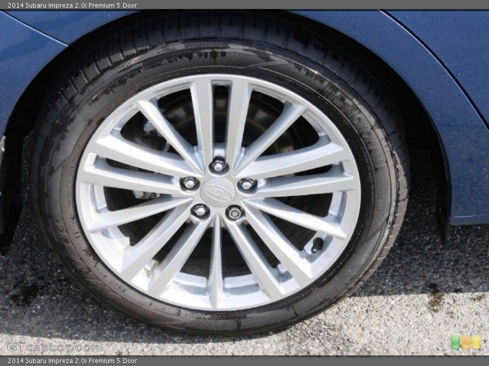 2014 Subaru Impreza 2.0i Premium 5 Door Wheel and Tire Photo #93233855