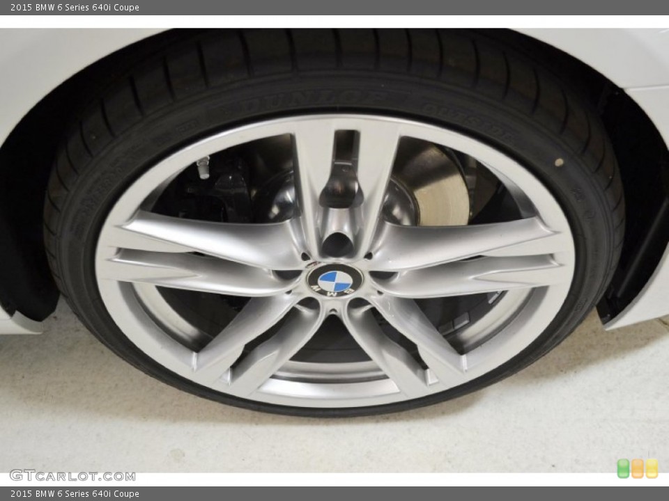 2015 BMW 6 Series 640i Coupe Wheel and Tire Photo #93315342