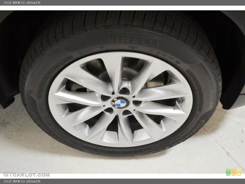 2015 BMW X3 xDrive28i Wheel and Tire Photo #93315504