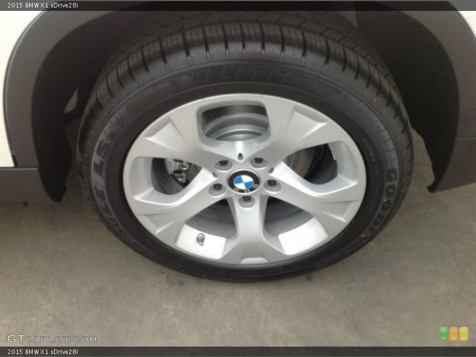 2015 BMW X1 sDrive28i Wheel and Tire Photo #93319801
