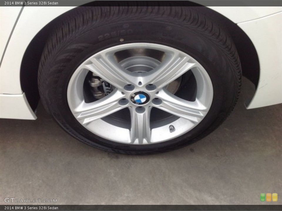 2014 BMW 3 Series 328i Sedan Wheel and Tire Photo #93320344