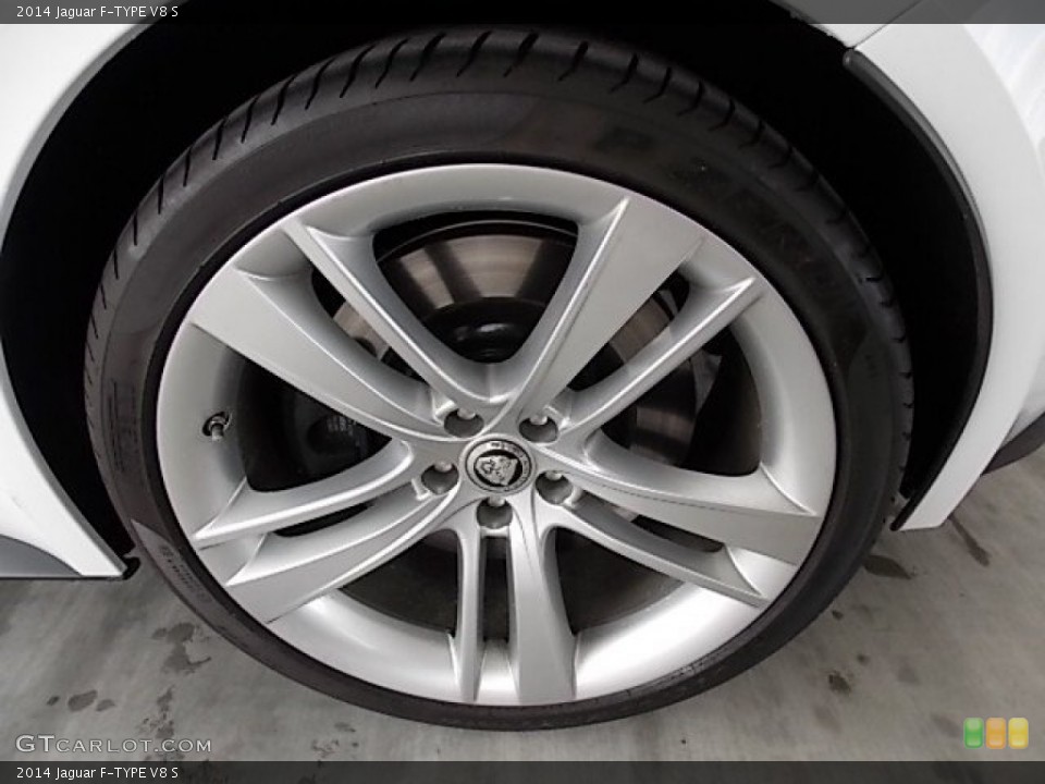 2014 Jaguar F-TYPE V8 S Wheel and Tire Photo #93341954