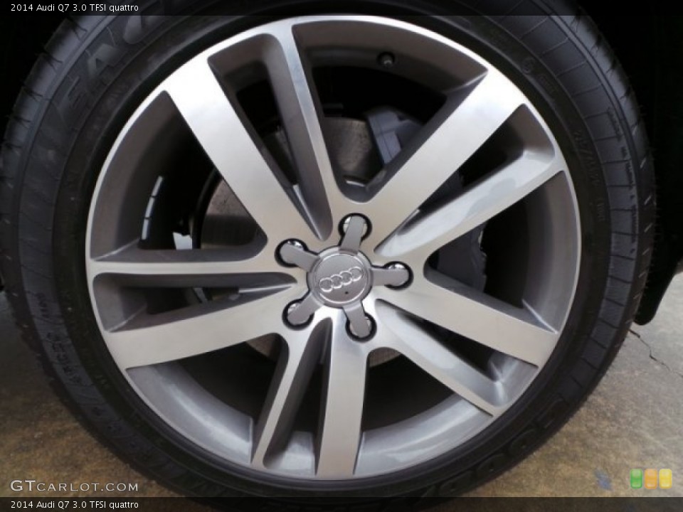 2014 Audi Q7 3.0 TFSI quattro Wheel and Tire Photo #93361079