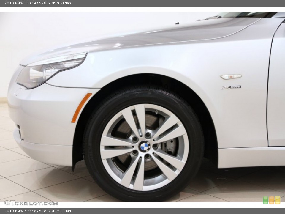 2010 BMW 5 Series 528i xDrive Sedan Wheel and Tire Photo #93361691
