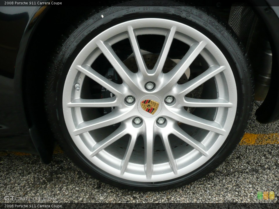 2008 Porsche 911 Carrera Coupe Wheel and Tire Photo #93370