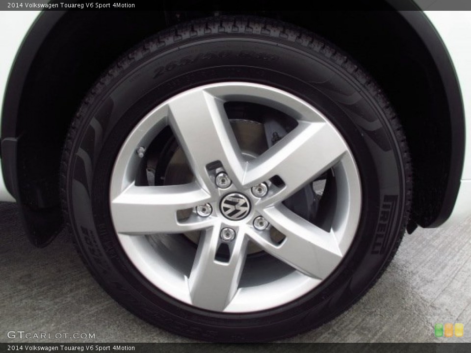 2014 Volkswagen Touareg V6 Sport 4Motion Wheel and Tire Photo #93372245