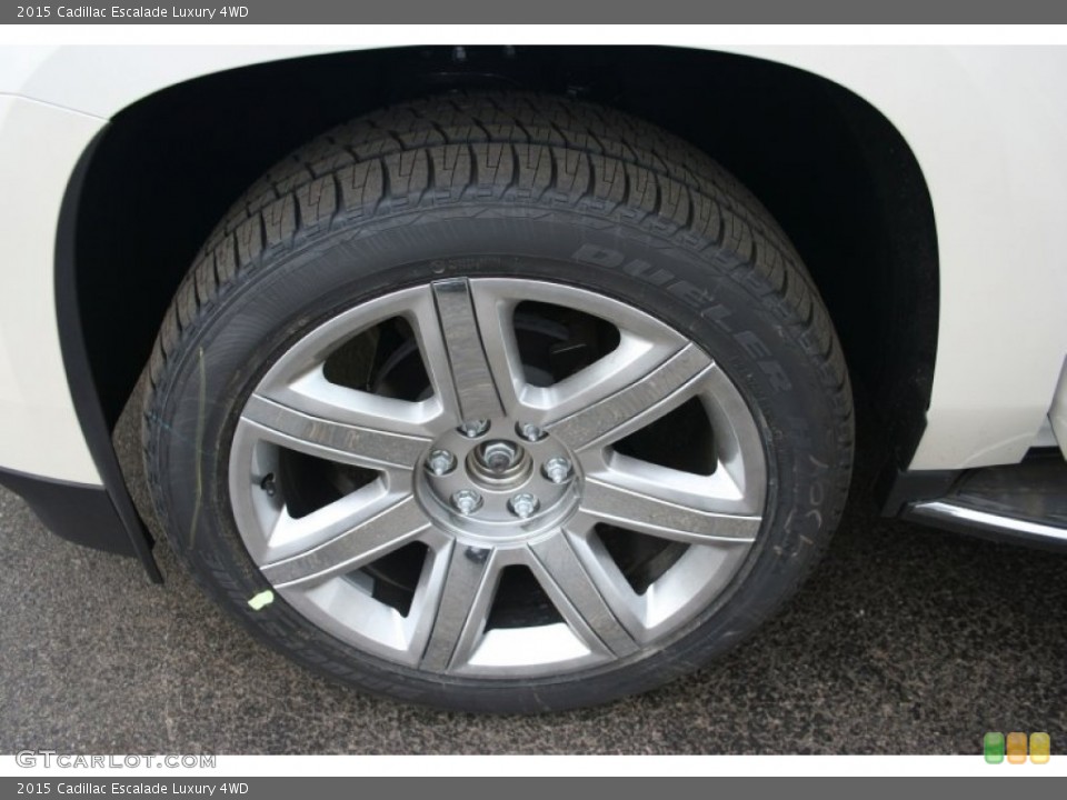 2015 Cadillac Escalade Luxury 4WD Wheel and Tire Photo #93375450