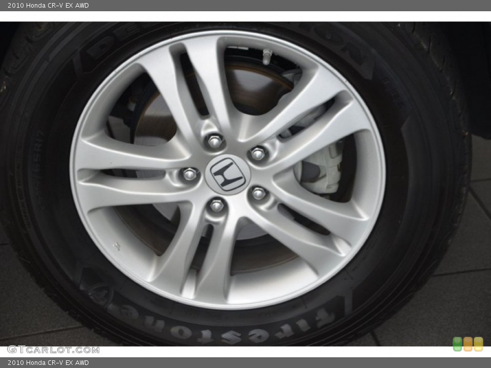 2010 Honda CR-V EX AWD Wheel and Tire Photo #93389131