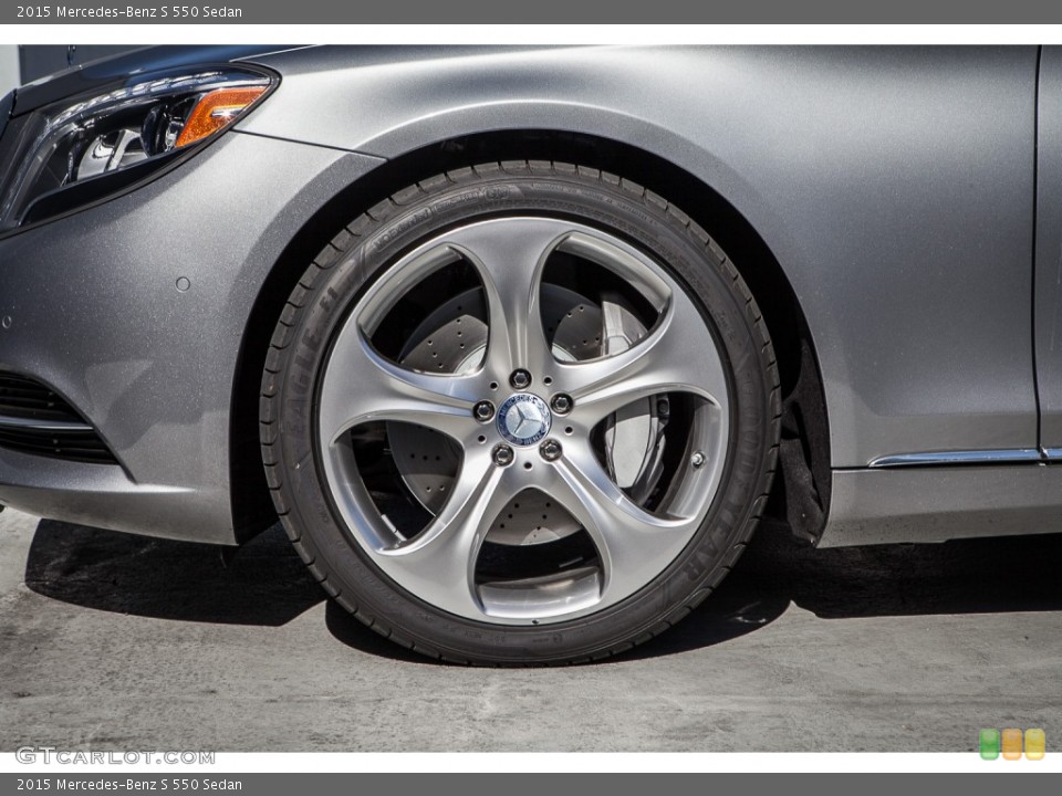 2015 Mercedes-Benz S 550 Sedan Wheel and Tire Photo #93399262