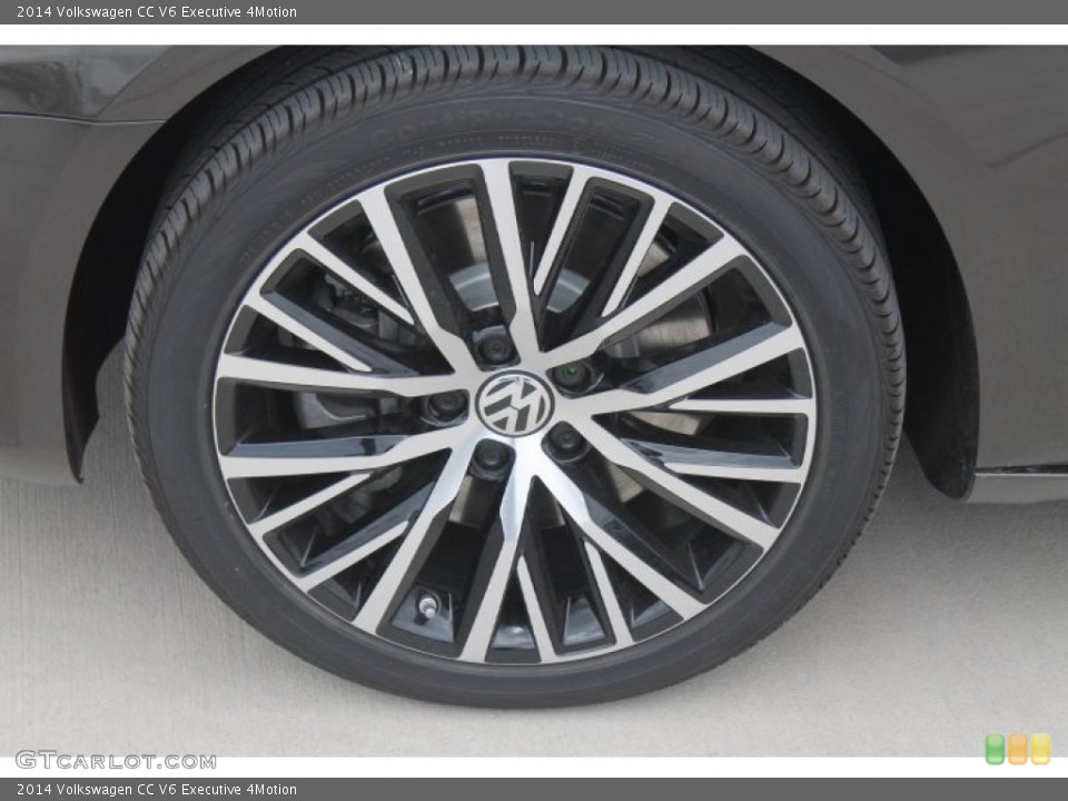 2014 Volkswagen CC V6 Executive 4Motion Wheel and Tire Photo #93414110