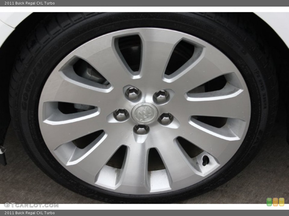 2011 Buick Regal CXL Turbo Wheel and Tire Photo #93415319