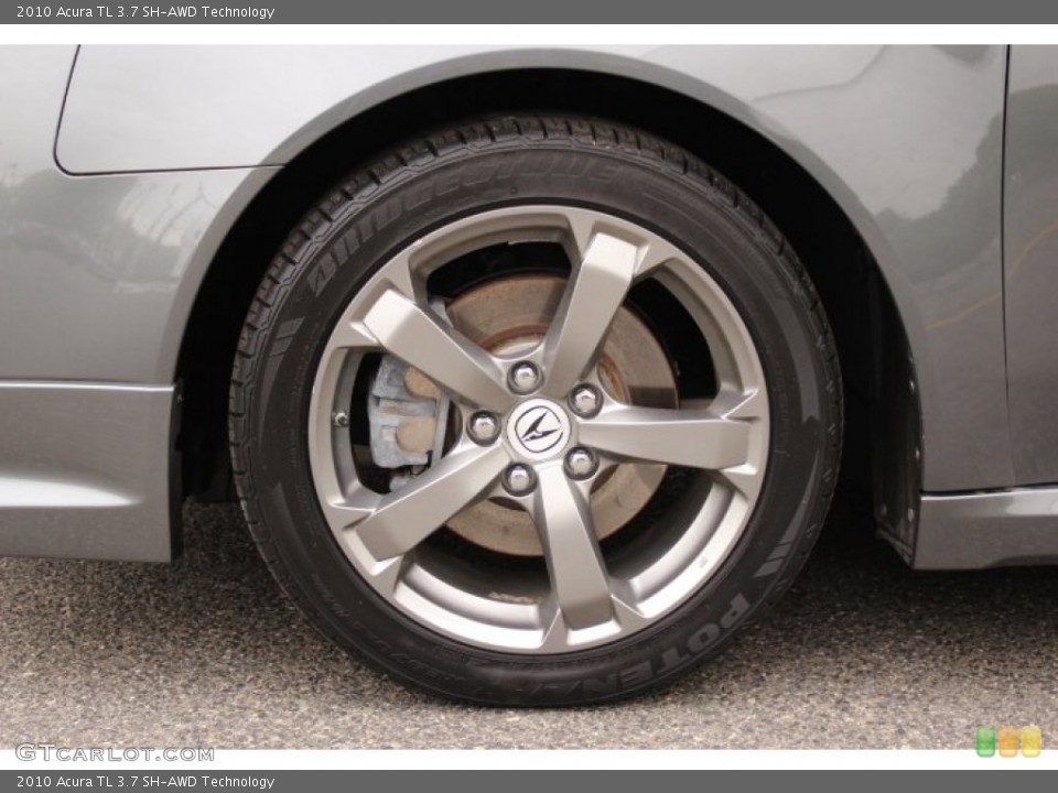 2010 Acura TL 3.7 SH-AWD Technology Wheel and Tire Photo #93415676