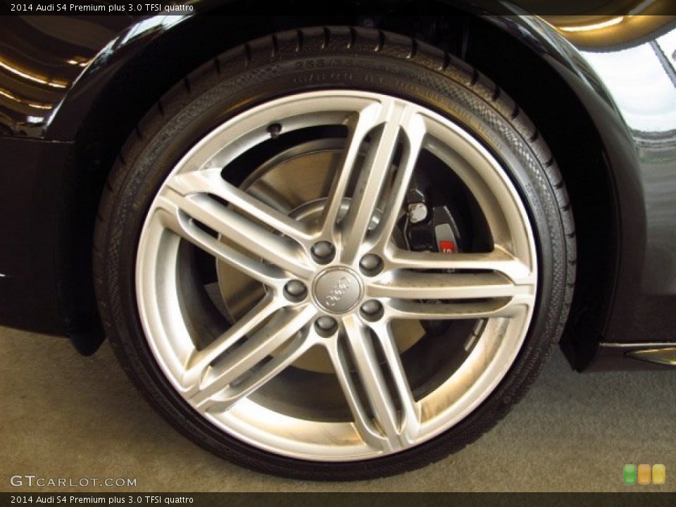 2014 Audi S4 Premium plus 3.0 TFSI quattro Wheel and Tire Photo #93422648