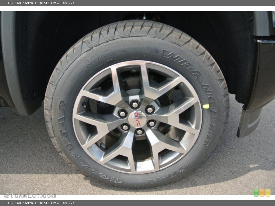2014 GMC Sierra 1500 SLE Crew Cab 4x4 Wheel and Tire Photo #93427526