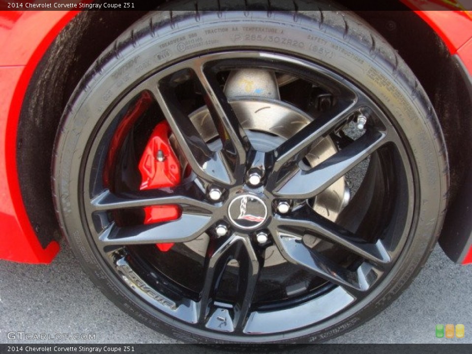 2014 Chevrolet Corvette Stingray Coupe Z51 Wheel and Tire Photo #93467225