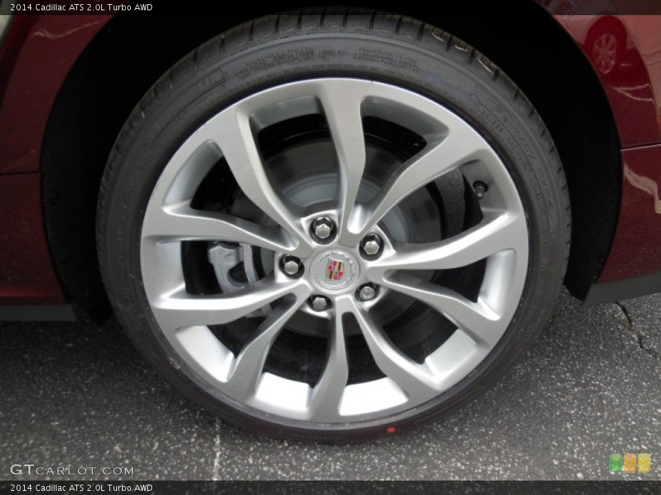 2014 Cadillac ATS 2.0L Turbo AWD Wheel and Tire Photo #93473113