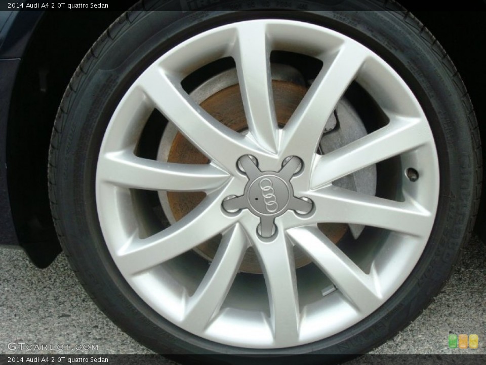 2014 Audi A4 2.0T quattro Sedan Wheel and Tire Photo #93480130