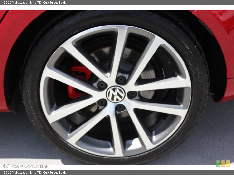 2010 Volkswagen Jetta TDI Cup Street Edition Wheel and Tire Photo #93489305