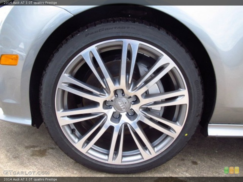 2014 Audi A7 3.0T quattro Prestige Wheel and Tire Photo #93500879