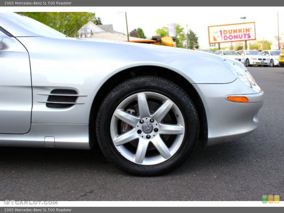 2003 Mercedes-Benz SL 500 Roadster Wheel and Tire Photo #93511544