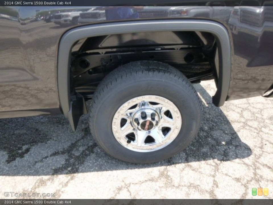 2014 GMC Sierra 1500 Double Cab 4x4 Wheel and Tire Photo #93522497