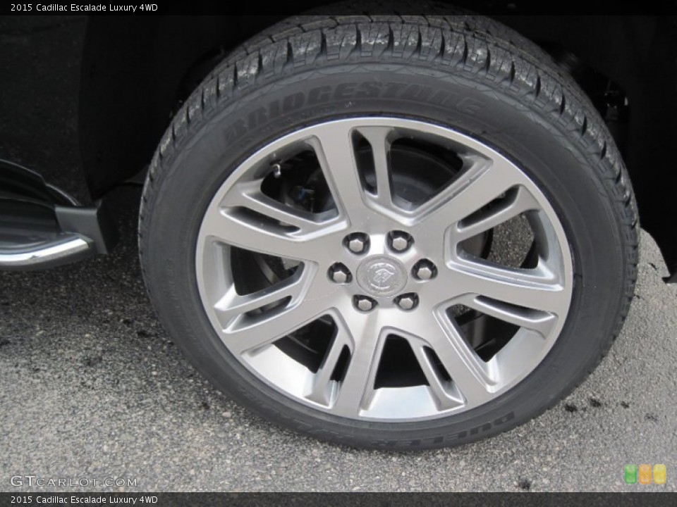 2015 Cadillac Escalade Luxury 4WD Wheel and Tire Photo #93525178