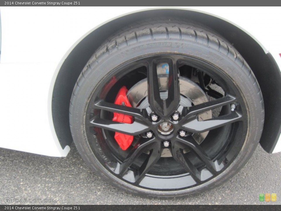 2014 Chevrolet Corvette Stingray Coupe Z51 Wheel and Tire Photo #93525796