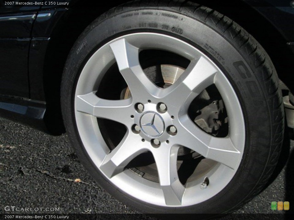 2007 Mercedes-Benz C 350 Luxury Wheel and Tire Photo #93527281