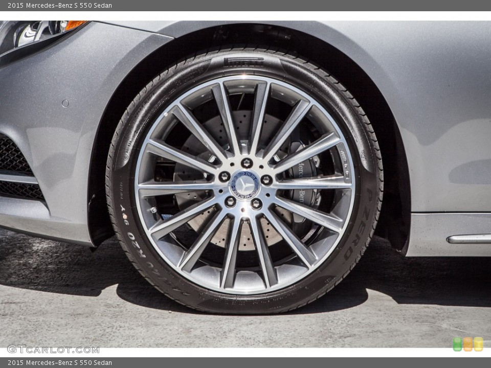 2015 Mercedes-Benz S 550 Sedan Wheel and Tire Photo #93546907