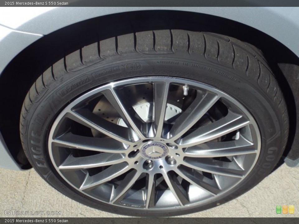 2015 Mercedes-Benz S 550 Sedan Wheel and Tire Photo #93548485