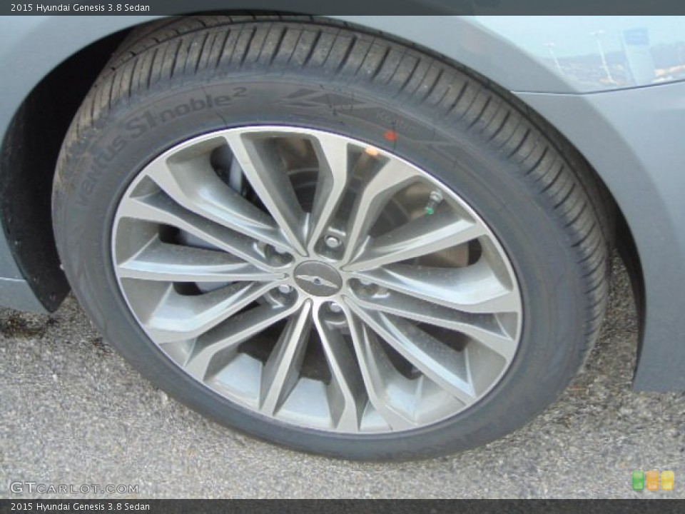 2015 Hyundai Genesis 3.8 Sedan Wheel and Tire Photo #93552139