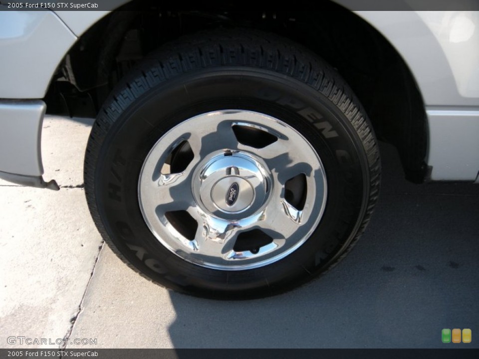 2005 Ford F150 STX SuperCab Wheel and Tire Photo #93557107