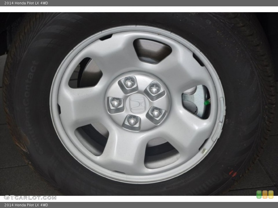 2014 Honda Pilot LX 4WD Wheel and Tire Photo #93575298