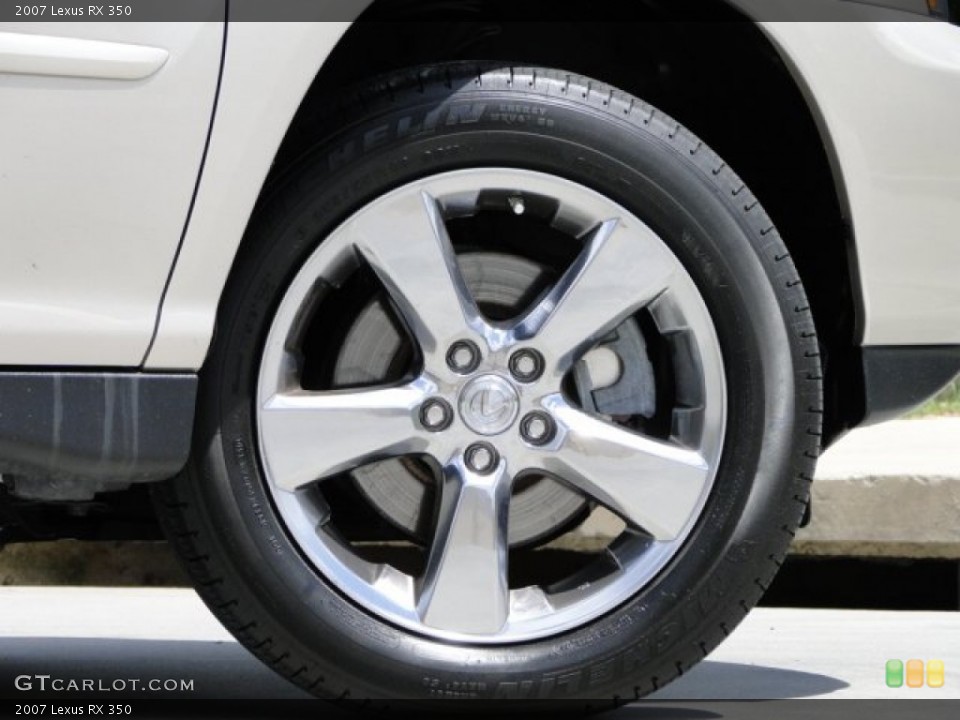 2007 Lexus RX 350 Wheel and Tire Photo #93601704