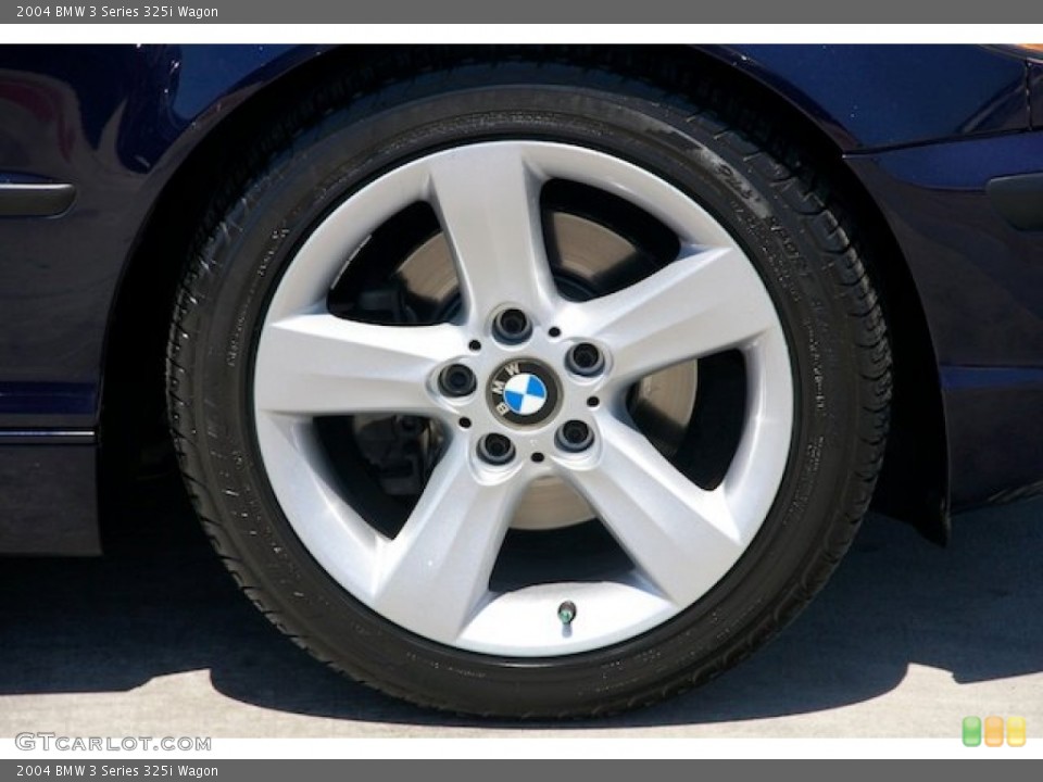 2004 BMW 3 Series 325i Wagon Wheel and Tire Photo #93620179
