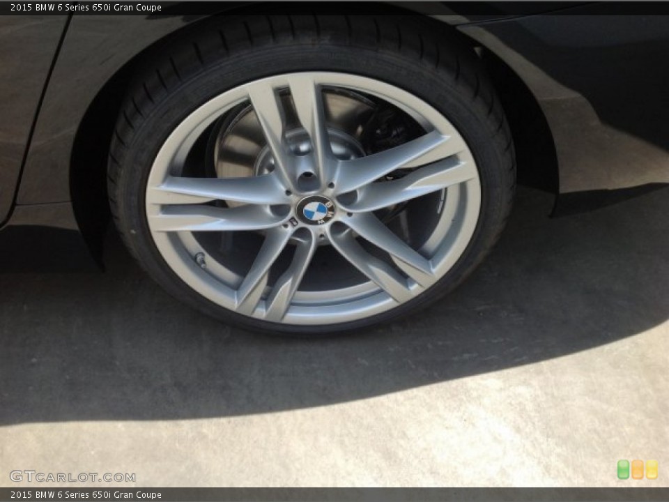 2015 BMW 6 Series 650i Gran Coupe Wheel and Tire Photo #93623329