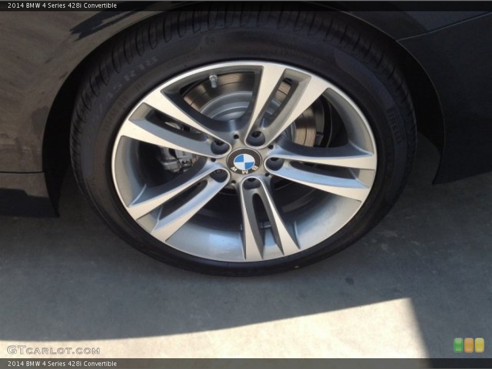 2014 BMW 4 Series 428i Convertible Wheel and Tire Photo #93623914