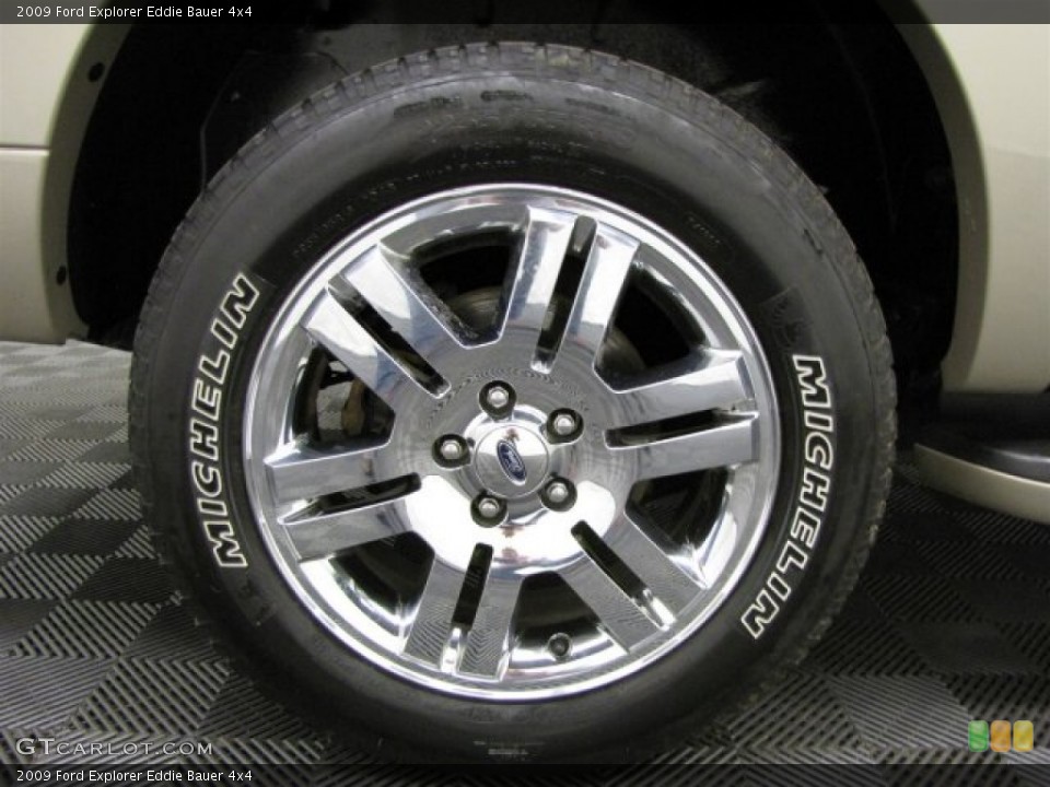 2009 Ford Explorer Eddie Bauer 4x4 Wheel and Tire Photo #93627908