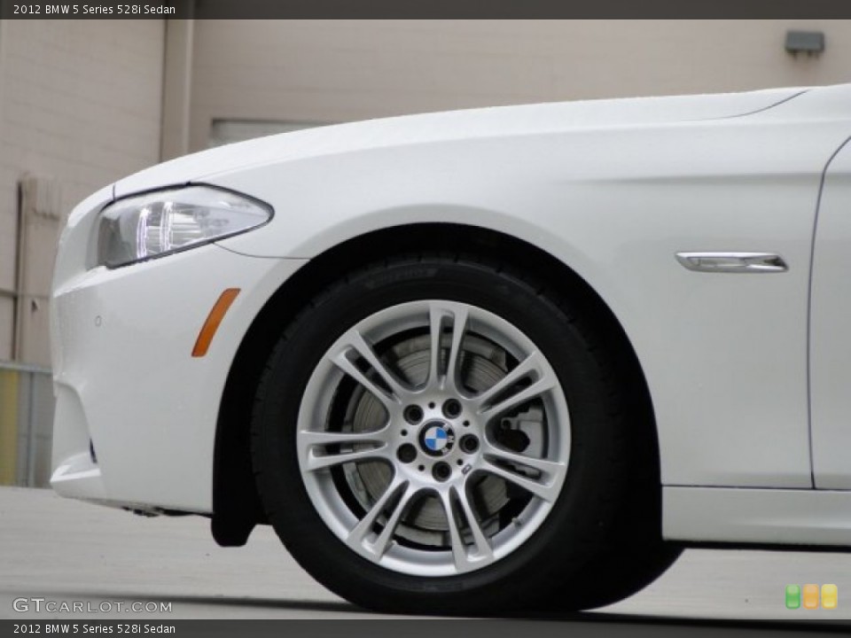 2012 BMW 5 Series 528i Sedan Wheel and Tire Photo #93646504