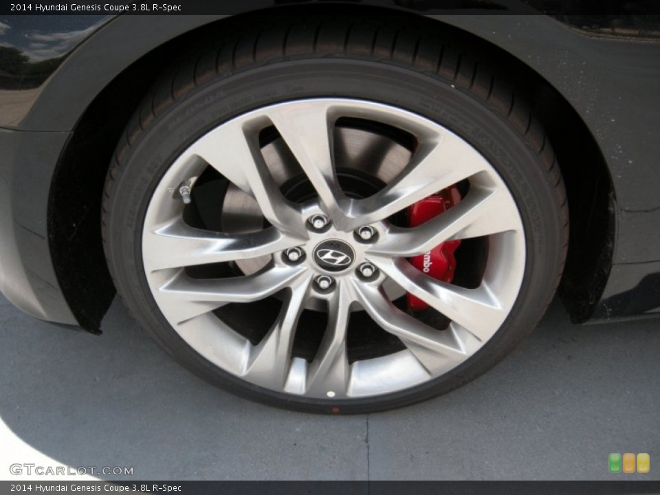 2014 Hyundai Genesis Coupe 3.8L R-Spec Wheel and Tire Photo #93663055