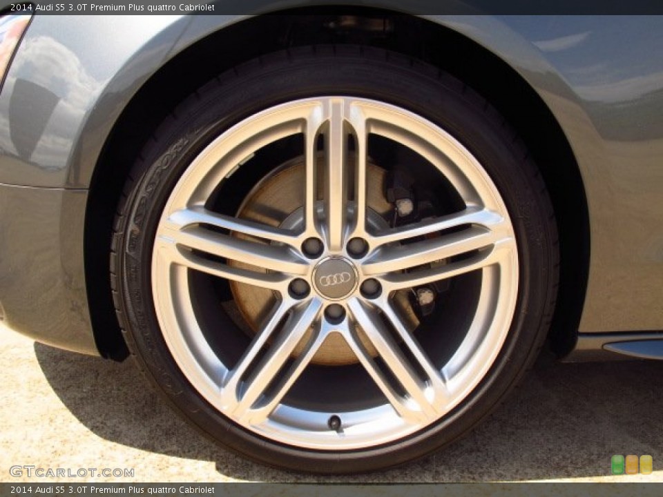 2014 Audi S5 3.0T Premium Plus quattro Cabriolet Wheel and Tire Photo #93664337