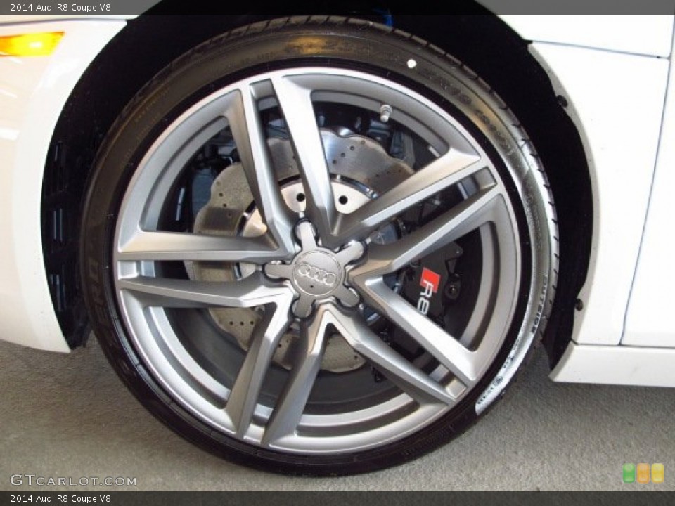 2014 Audi R8 Coupe V8 Wheel and Tire Photo #93664555