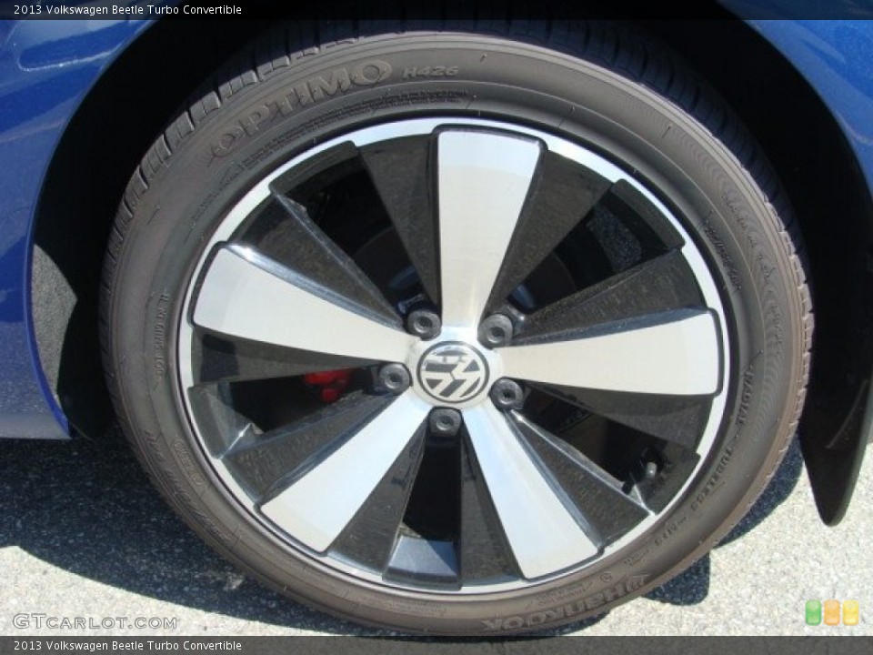 2013 Volkswagen Beetle Turbo Convertible Wheel and Tire Photo #93687785